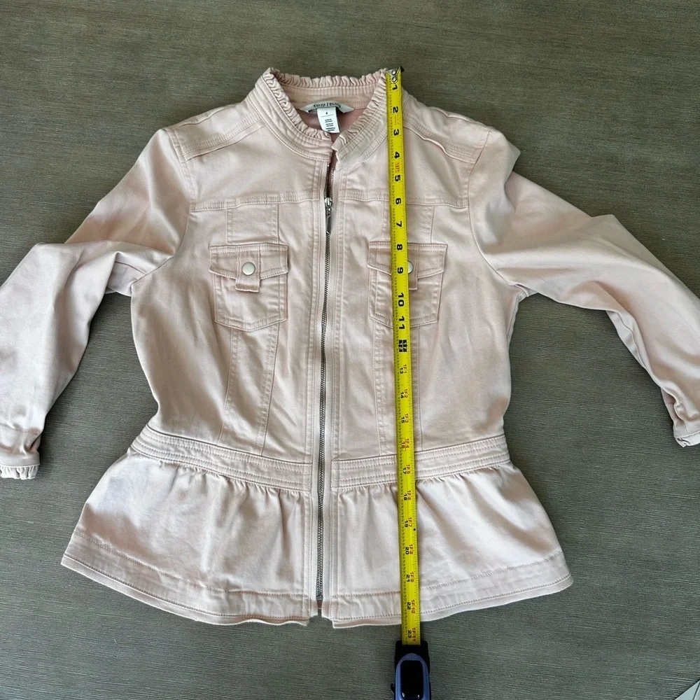 White House Black Market Light Pink woman’s  cotton size 4 Jacket